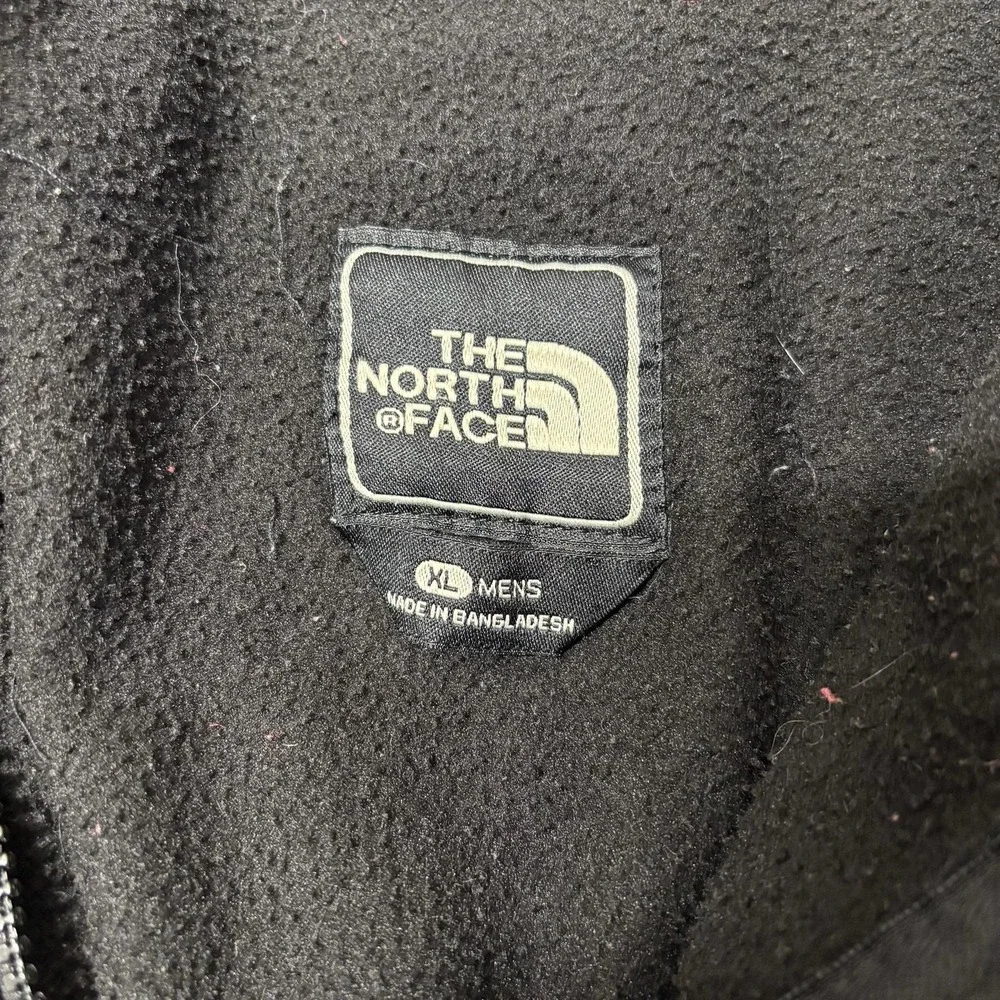 The North Face Jacket Men's Large Black Fleece Softshell‎ Full Zip Pockets